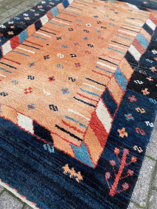 Gabbeh moderno - Carpete - 213 cm - 134 cm