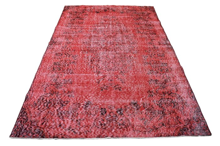 红色复古 √ 证书 √ 已清洁 - 小地毯 - 240 cm - 148 cm