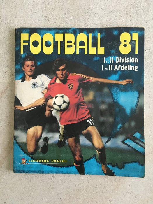 Panini - Football 81 Belgium - Album completo