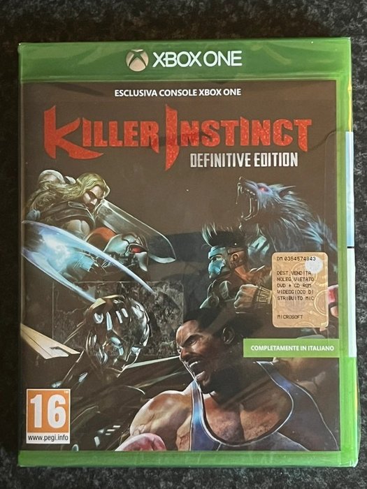 Microsoft - Killer Instinct Definitive Edition Xbox One Sealed game - Videospiel (1) - In der original verschweißten Verpackung