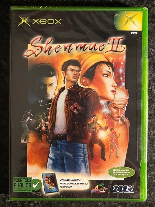 Microsoft - Shenmue II 2 Xbox Original Sealed game - Videospiel (1) - In der original verschweißten Verpackung