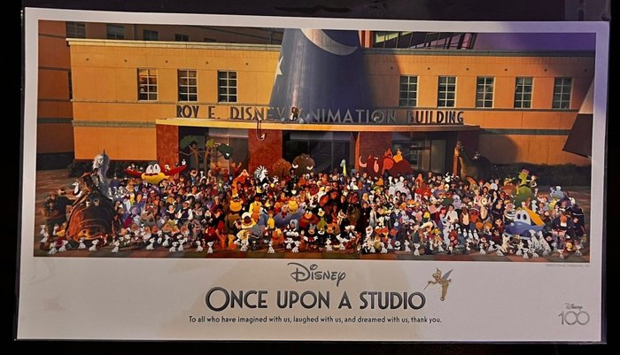 Disney Parks - 1 lithograph - cast member only - Once Upon a Studio - 2023