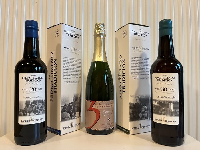 3 Fonteinen - Zenne Y Frontera Lot 1 & sherry PX et Amontillado - 75cl - 3 bouteilles