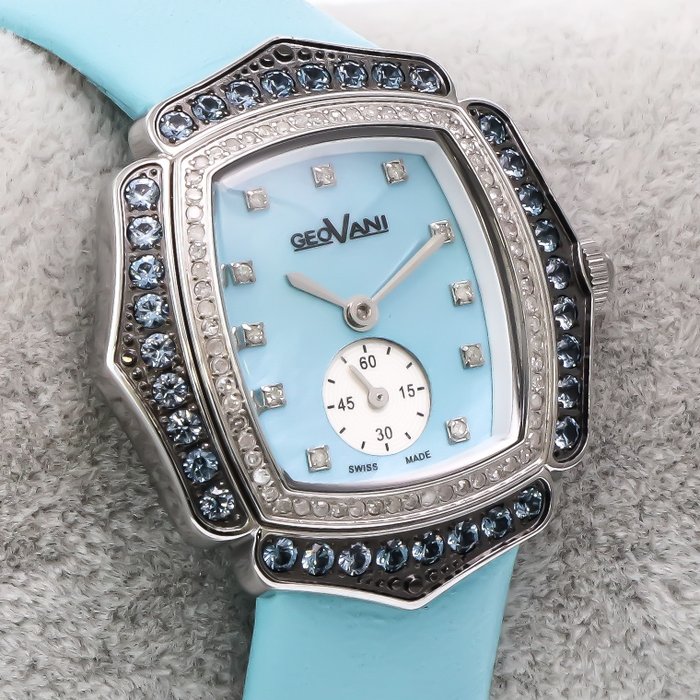 Geovani - Diamond Swiss Watch - GOL593-SL-D-91 - Ohne Mindestpreis - Damen - 2011-heute