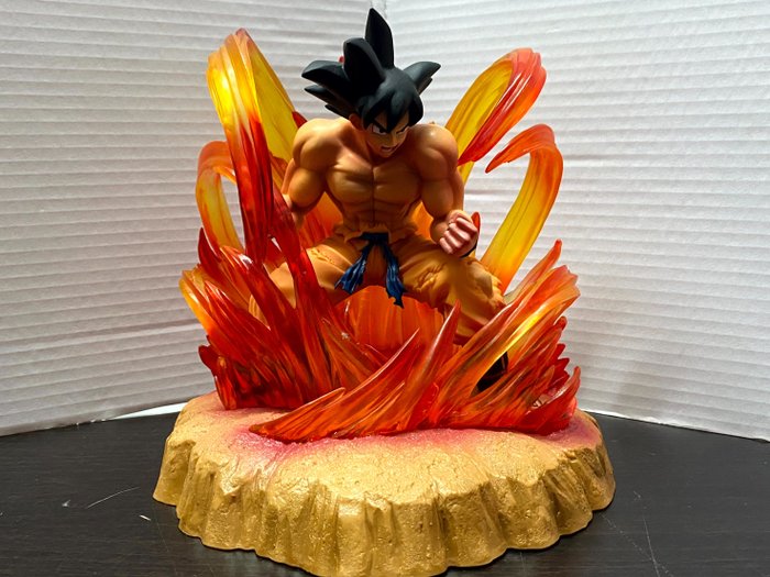 Dragon Ball Z - Figure of Goku (Kai clash Hen B Award world king) (made by Banpresto) - 20x20 cm BIG SIZE, No longer avaliable, High Value! (2009)