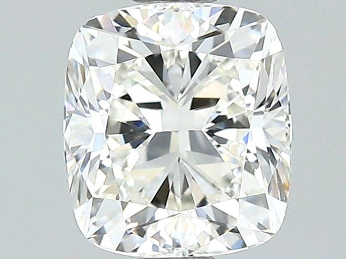 1 pcs Diamante - 1.05 ct - Cuscino - J - IF (Internamente Perfetto), *EX*