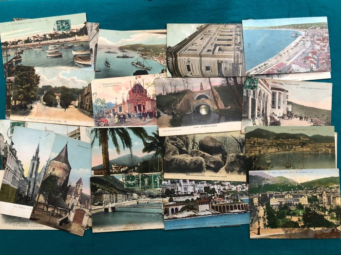 Frankrijk – Kastelen en Monumenten, Stad en Landschap – Ansichtkaart – 1905-1930