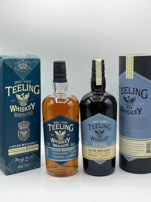 Teeling Sommelier Selection + Teeling Pot Still Batch 10/2021  - 70cl - 2 bottles