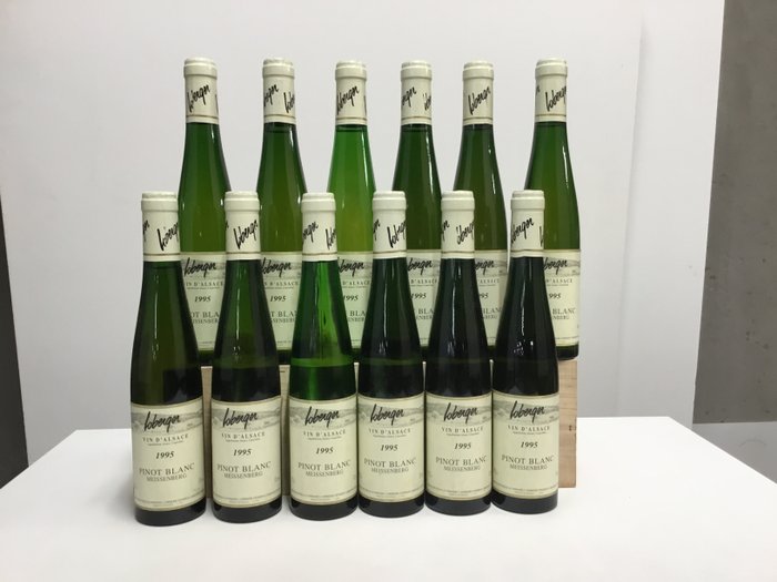 1995 Pinot Blanc Meissenberg Loberger - Elsass - 12 Halbe Flasche (0,375 l)
