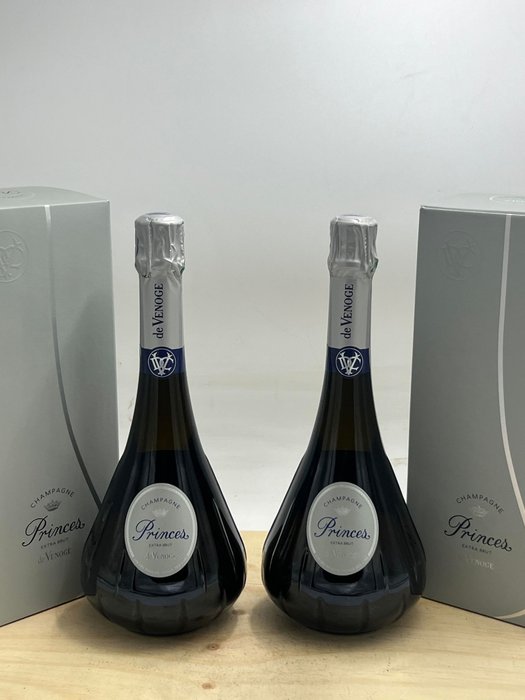 De Venoge, Cuvée Princes - 香槟地 Extra Brut - 2 Bottles (0.75L)