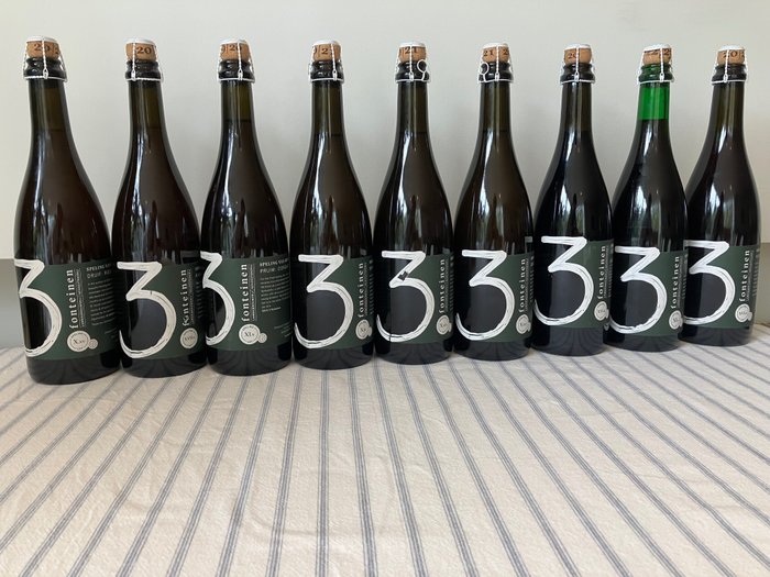 3 Fonteinen - Various Lambic Beers - see description - 75cl - 9 bouteilles
