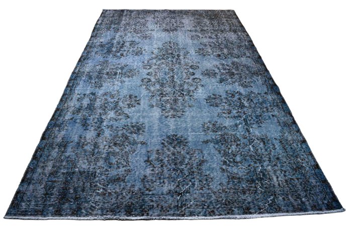 藍色復古 √ 證書 √ 已清潔 - 小地毯 - 282 cm - 167 cm