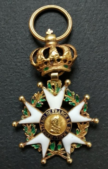 Francia - Medaglia della Legione d'Onore in oro 18 carati