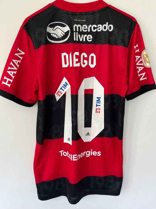 CR Flamengo - fotboll Brasilien - Diego - 2021 - Fotbollströja - Catawiki