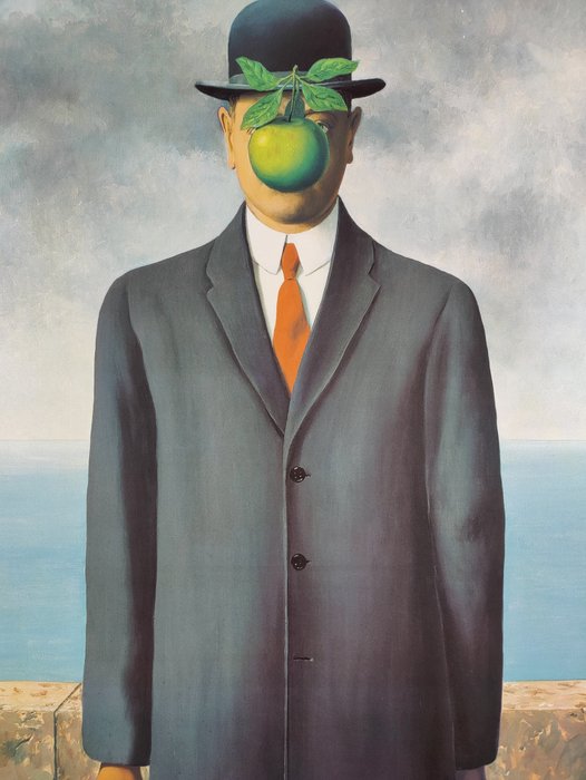 Rene Magritte (after) - Le Fils de L'Homme (The Son of Man) - 2020 r.