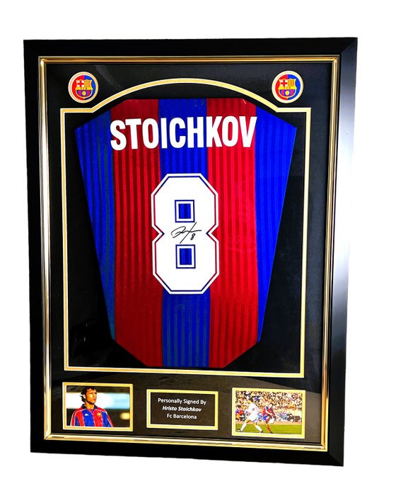 FC Barcelona - Champions Football League - Hristo Stoichkov - Tricou fotbal