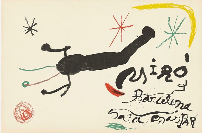 Joan Miró (after) - Cubierta Catálogo 19 Sala Gaspar