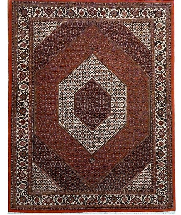 Bidjar Aroosbaft - cu multă mătase - Carpetă - 238 cm - 174 cm