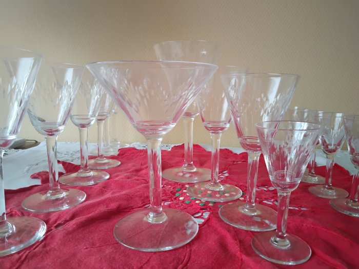val st lambert - glasses (50) - Neoclassical Style - Crystal