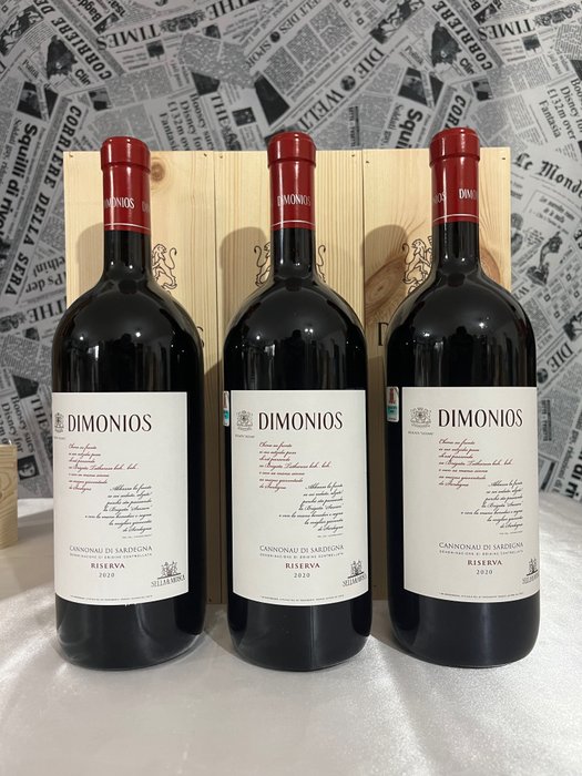 2020 Sella & Mosca “ Dimonios “ Cannonau di Sardegna - Riserva - 撒丁島 DOC - 3 馬格南瓶 (1.5L)