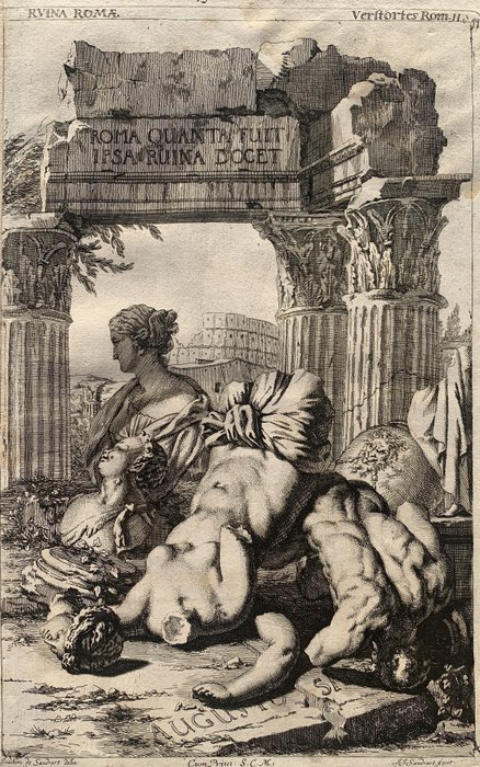 Johann Jacob von Sandrart (1655–1698) - Frontespizio Ruina Romae
