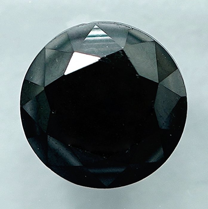 Diamant - 1.67 ct - Brillant - Black - N/A