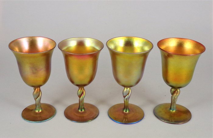 Steuben Glassworks - Portvinsglas (4)