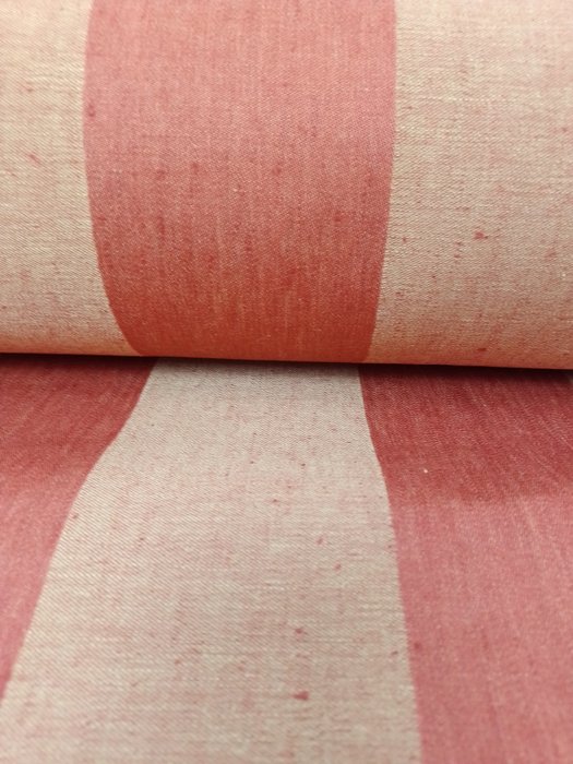 Sumptuous pure linen gauze in warm colors - Upholstery fabric  - 500 cm - 140 cm