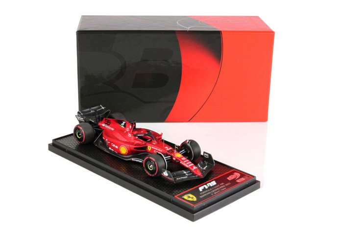BBR 1:43 - 1 - Kilpa-auton pienoismalli - Ferrari F1-75 GP Bahrein 2022 Sainz Jr. - BBRC275B