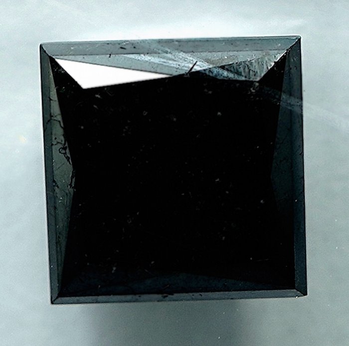 钻石 - 2.13 ct - 公主方形 - Black - N/A