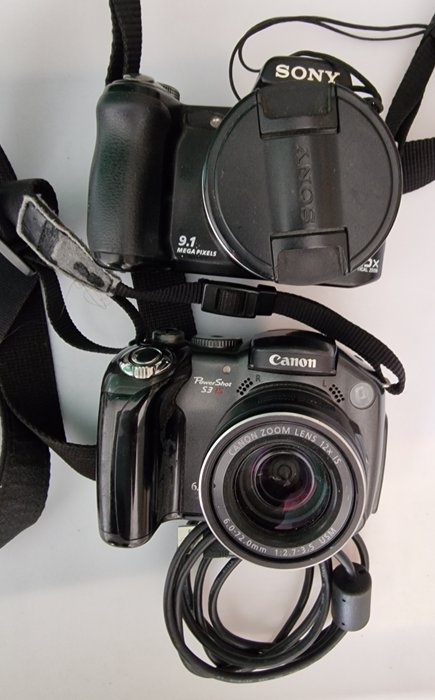 Canon Powershot S3is + Sony DSC-H50