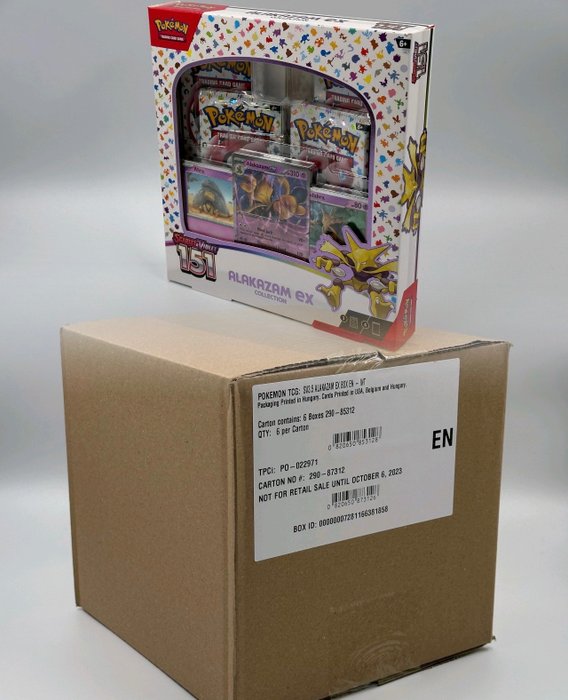 Pokemon Scarlet & Violet 151 Alakazam EX Collection Box