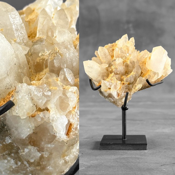 AUCUN PRIX DE RÉSERVE - Magnifique amas de cristaux sur un - Catawiki
