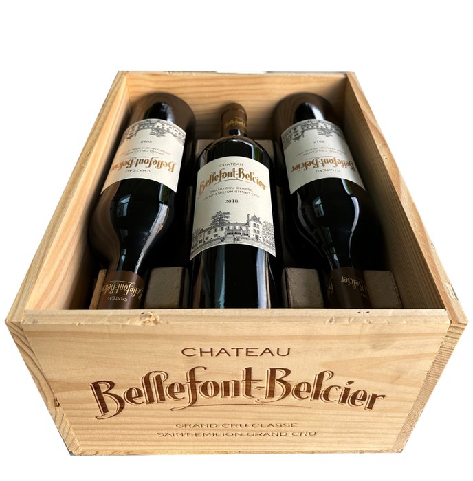 2018 Château Bellefont-Belcier - Saint-Émilion Grand Cru Classé - 6 Bottles (0.75L)