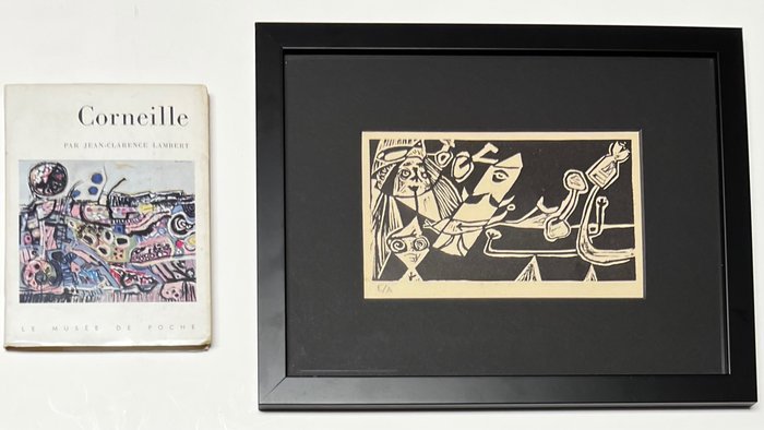 Corneille, Jean Clarence Lambert - Corneille [Monograph] + Linograph: La Belle d'une journée - 1949