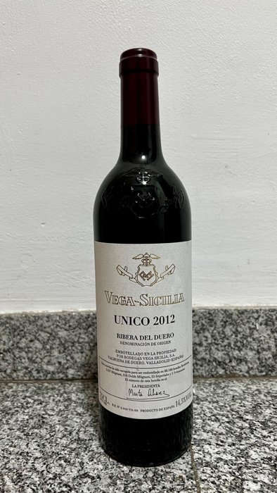 2012 Vega Sicilia, Único - 斗罗河岸 Gran Reserva - 1 Bottle (0.75L)