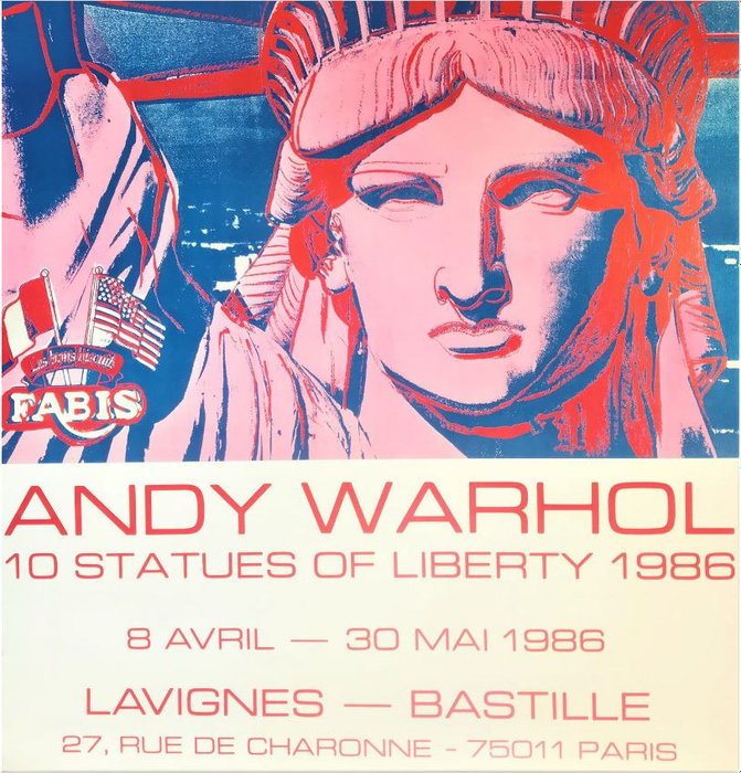 Andy Warhol - 10 Statues of Liberty Andy Warhol