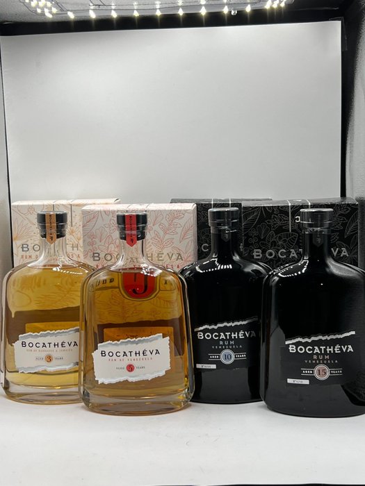 Bocatheva - Barbados & Jamaique 3, Venezuela 5, Venezuela 10 & Venezuela 15 - 700ml - 4 bottles