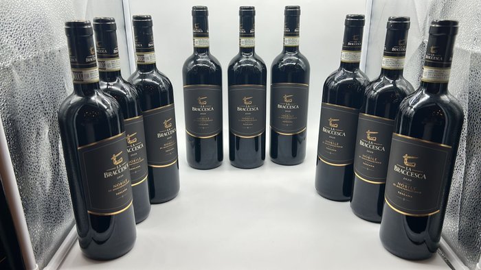 2020 La Braccesca, Vino Nobile di Montepulciano - Toskania DOC - 9 Butelki (0,75l)