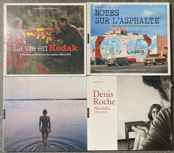 Gilles Mora - 4 publications du Pavillon Populaire de Montpellier - 2015