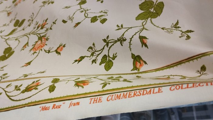 Tessuto Vintage "Moss Rose" from The Cummersdale Collection  - 550 x 140 cm - - 紡織品