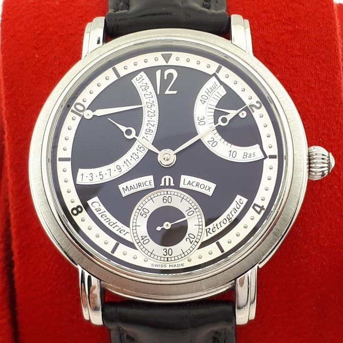 Maurice Lacroix - Masterpiece Mechanical Manuel Winding Power Reserve Calendrier Retrograde - MP7068 - 男士 - 2011至今