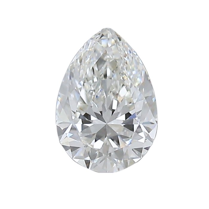1 pcs Diamante - 0.86 ct - Pera - G - VVS2