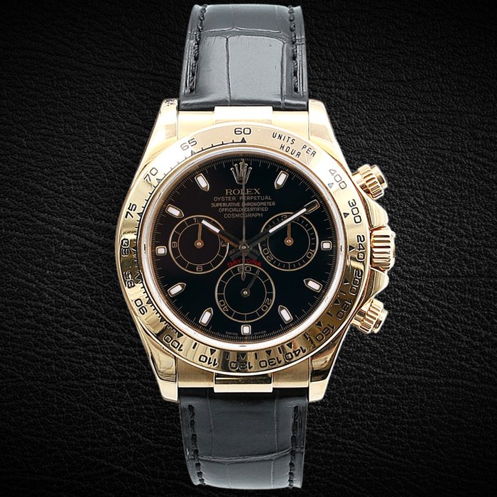 Rolex - Daytona -  Black Dial - Ref. 116518 - Uomo - 2000-2010