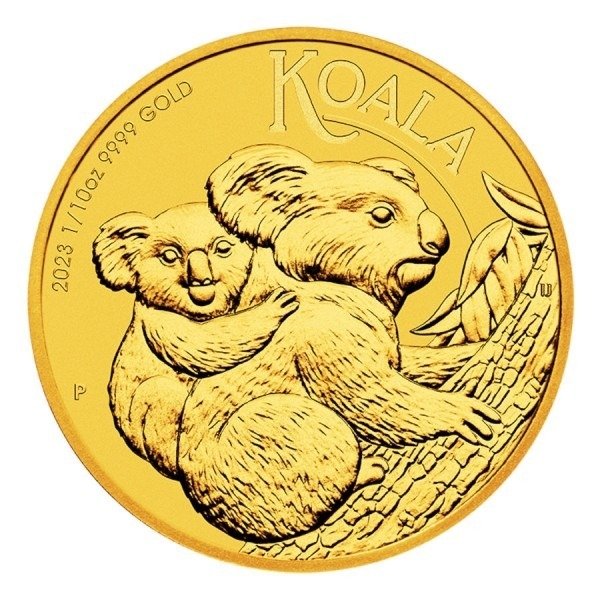 Australie. 15 Dollars 2023 1/10 oz Australian Gold Koala Coin BU (In Capsule)