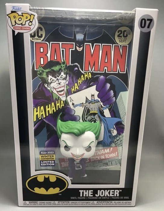 Funko Pop! - Comic Covers - Batman - #07 The Joker - NEW - Unikat
