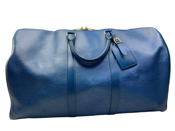 Louis Vuitton, Bags, Hplouis Vuitton Keepall 45 Epi Leather Blue