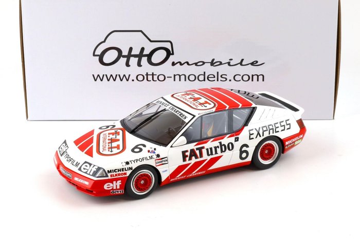 Otto Mobile 1:18 - 模型跑车 - Alpine A610 GTA FATurbo Europa Cup 1987 J. Gouhier - OT1022