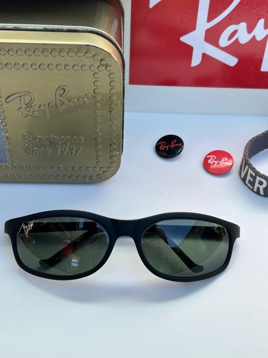 Bausch & Lomb U.S.A - 90s Vintage Ray-Ban PS8 W2175 RB2030 Black