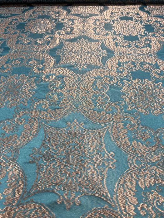Deco’’ seta misto jacquard 900 x 140 - 紡織品